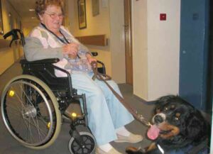 Am Ende der Therapie brachte sie Fithe zum Fahrstuhl.